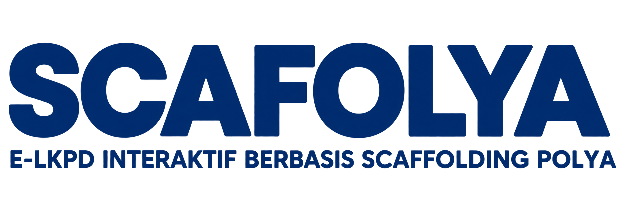SCAFOLYA — E-LKPD interaktif berbasis scaffolding Polya